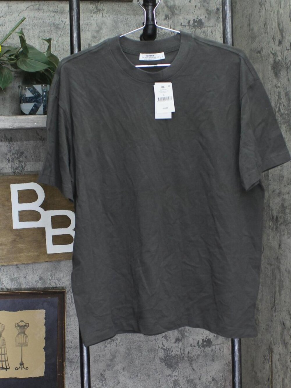 Cotton On Gray Cotton On Oversized Boxy Tee T Shirt Graphite S Sz S